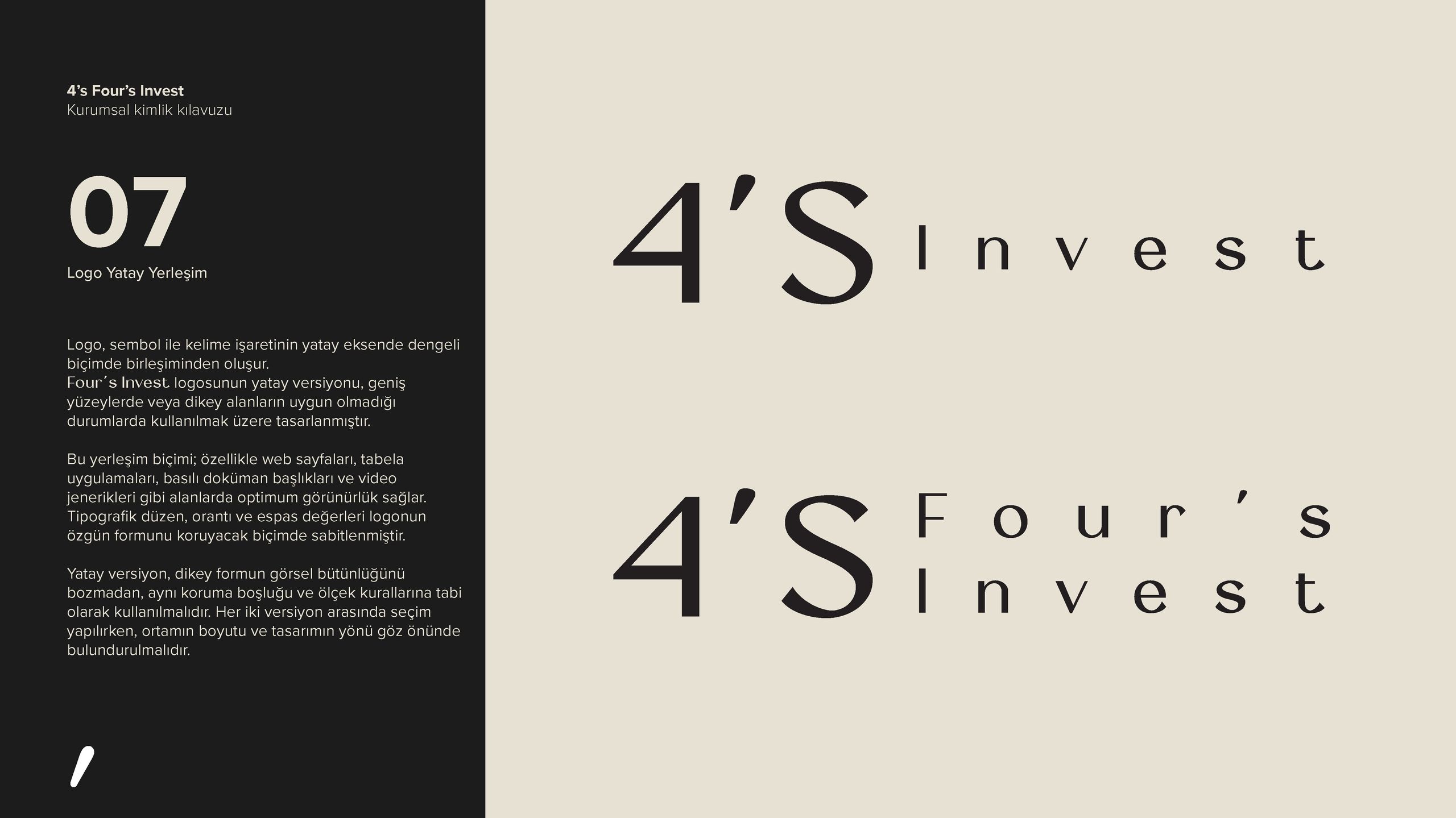 4's Invest Kurumsal Kimlik 317 Ajans